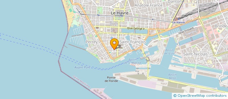 localisation de l'entreprise LE BIDULE à LE HAVRE