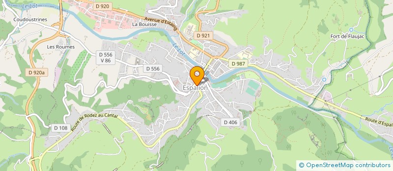 localisation de l'entreprise LE BIEN ALLER DES MONTS D'AUBRAC  ESPALION