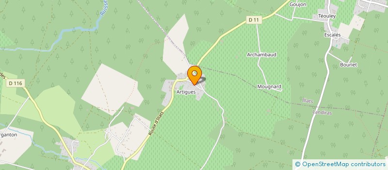 localisation de l'entreprise LE BIEN DESIRE  LANDIRAS