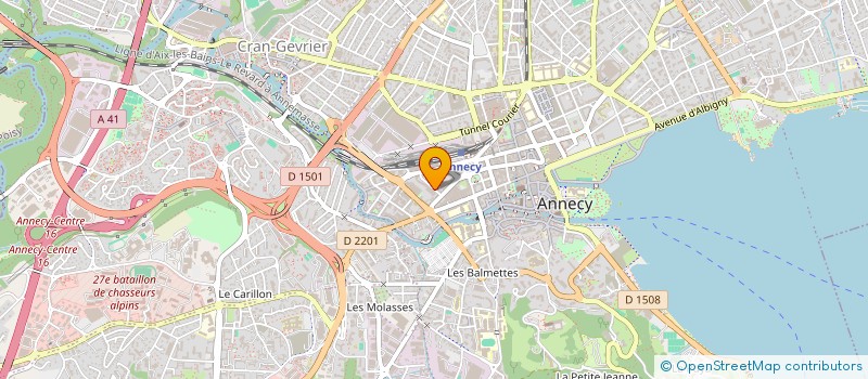localisation de l'entreprise LE BIEN-ETRE A DOMICILE à ANNECY