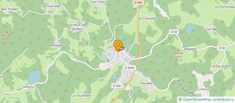 localisation de l'entreprise LE BIEN ETRE CAPILLAIRE à SARDENT