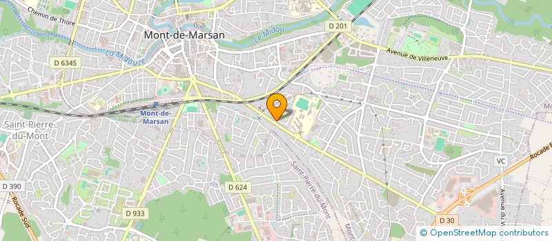 localisation de l'entreprise LE BIEN ETRE DES SENS à MONT-DE-MARSAN