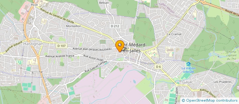 localisation de l'entreprise LE BIEN-ETRE EN FAMILLE à SAINT-MEDARD-EN-JALLES