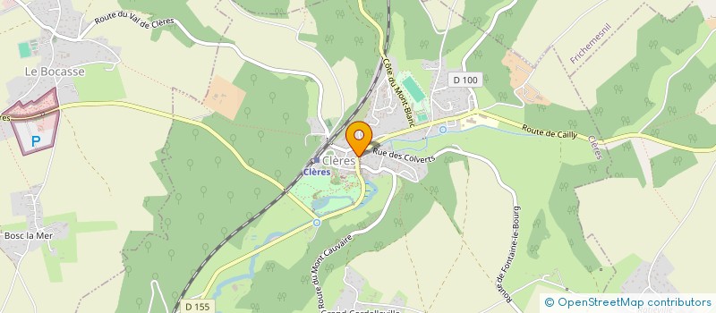 localisation de l'entreprise LE BIEN-ETRE EN NORMANDIE à CLERES