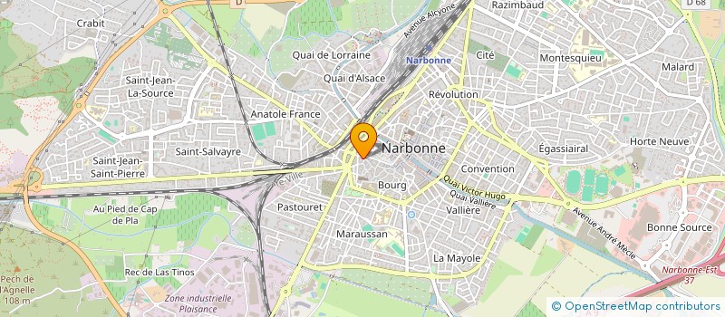 localisation de l'entreprise LE BIEN-ETRE FLORAL à NARBONNE