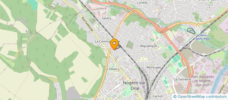 localisation de l'entreprise LE BIEN-NAITRE DE BEBE  NOGENT-SUR-OISE