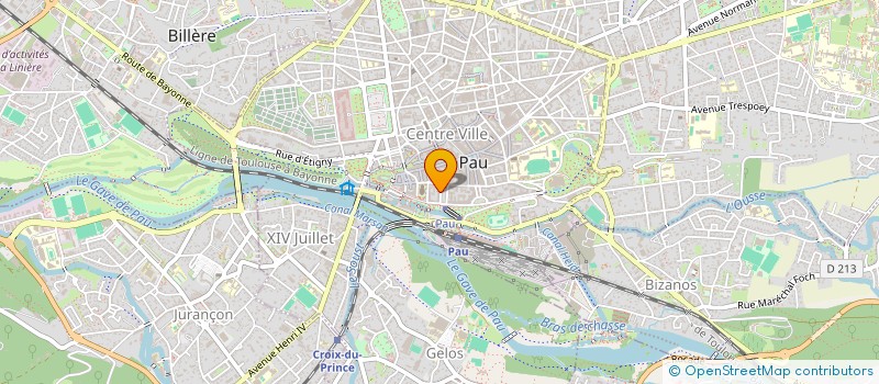 localisation de l'entreprise LE BIEN PENSANT à PAU