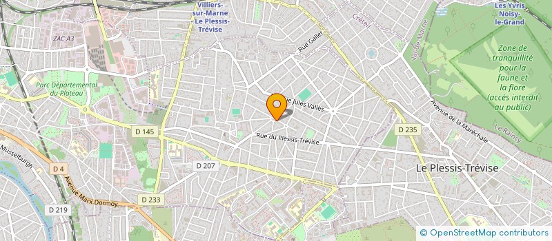 localisation de l'entreprise LE BIENVENU à CHAMPIGNY-SUR-MARNE