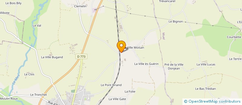 localisation de l'entreprise LE BIENVENUE à GAEL