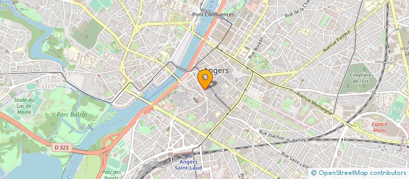 localisation de l'entreprise LE BIG BANG à ANGERS
