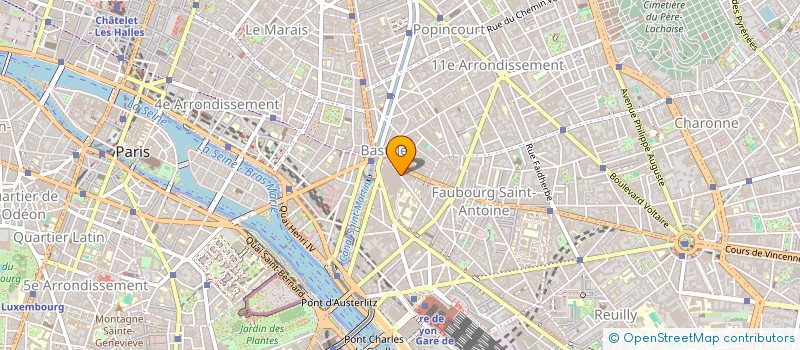 localisation de l'entreprise LE BIG BEN à PARIS