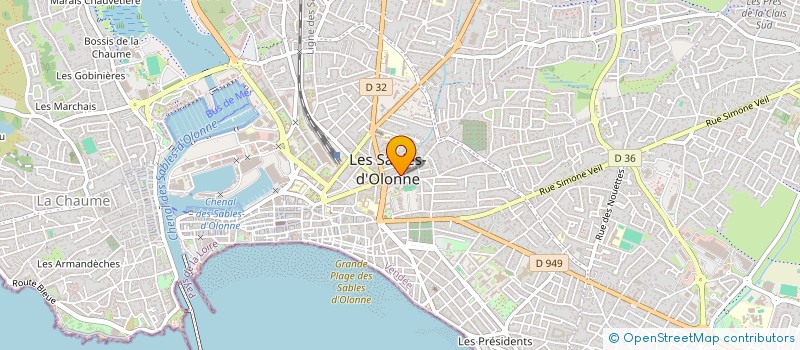 localisation de l'entreprise LE BIG BOY à LES SABLES D'OLONNE