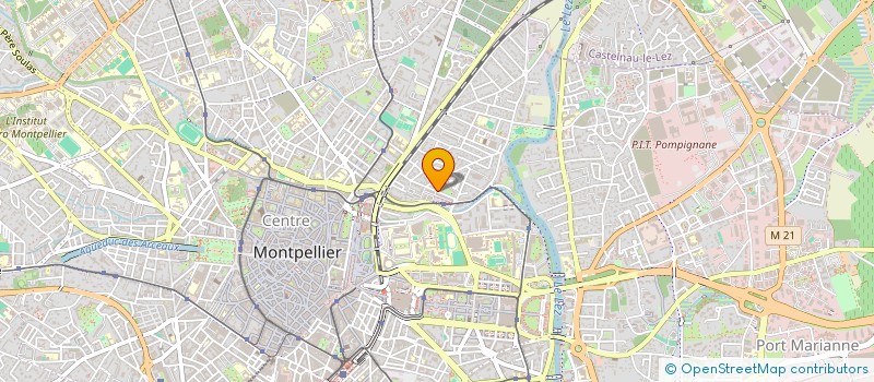 localisation de l'entreprise LE BIG'SCAFE à MONTPELLIER