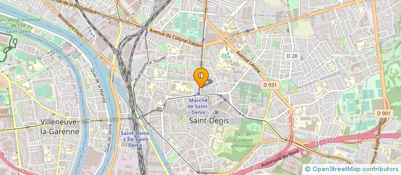 localisation de l'entreprise LE BIG-SOUTIEN à SAINT-DENIS