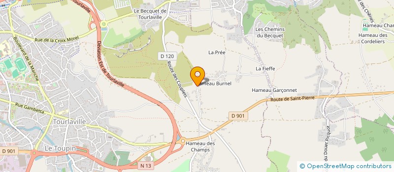 localisation de l'entreprise LE BIGNAC à CHERBOURG-EN-COTENTIN