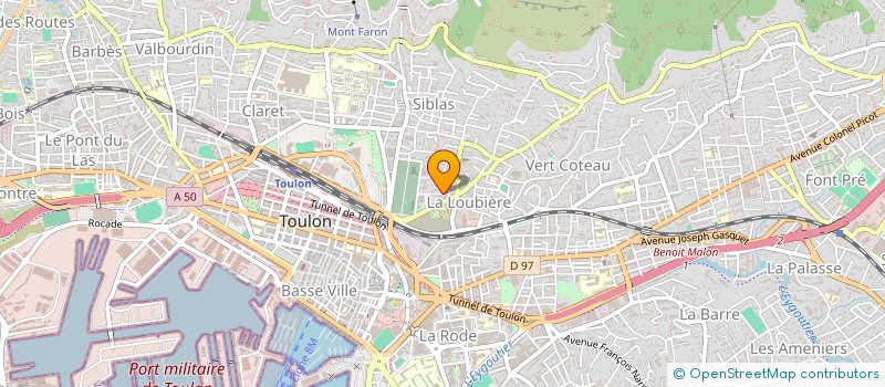 localisation de l'entreprise LE BIGOT  TOULON