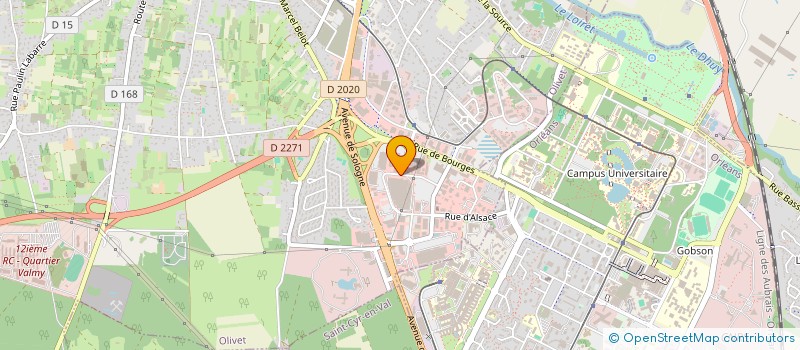 localisation de l'entreprise LE BIGOUDI à OLIVET