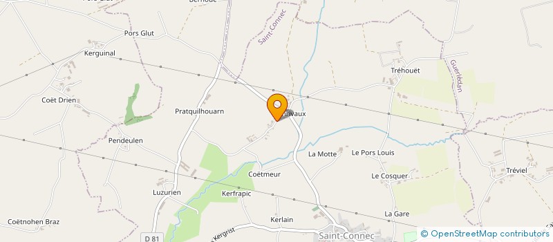 localisation de l'entreprise LE BIHAN à SAINT-CONNEC