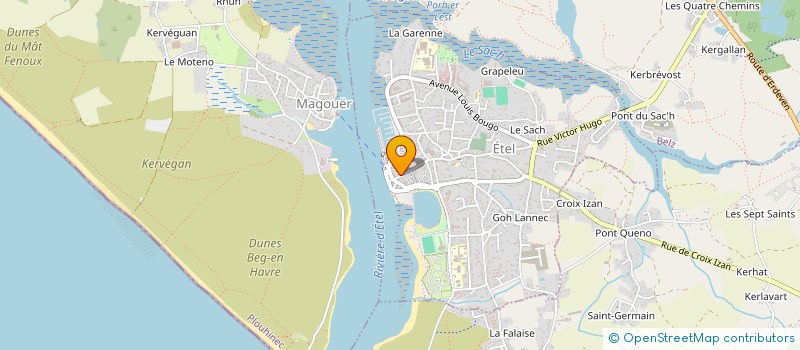 localisation de l'entreprise LE BIHAN  ETEL