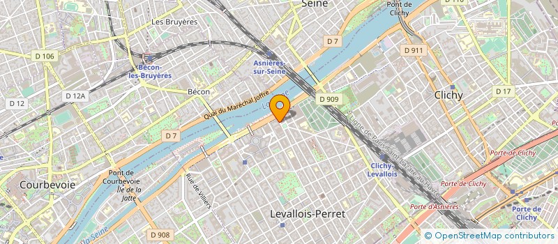 localisation de l'entreprise LE BIHAN ELEC CLIM à LEVALLOIS-PERRET