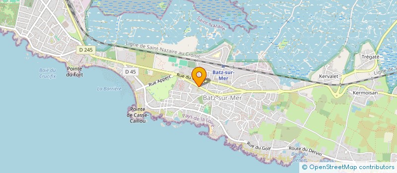 localisation de l'entreprise LE BIHAN HOLDING  BATZ-SUR-MER