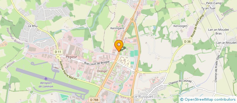 localisation de l'entreprise LE BIHAN MOTO à LANNION