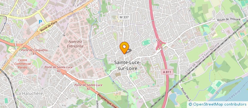 localisation de l'entreprise LE BIHAN PJSMM  SAINTE-LUCE-SUR-LOIRE