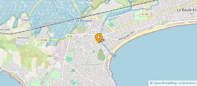 localisation de l'entreprise LE BIHEN POSE INSTALLATION  LE POULIGUEN