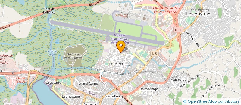 localisation de l'entreprise LE BIKLAB à LES ABYMES