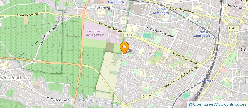 localisation de l'entreprise LE BILADI  COLMAR