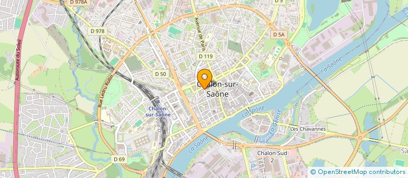 localisation de l'entreprise LE BILBAO 71 à CHALON-SUR-SAONE