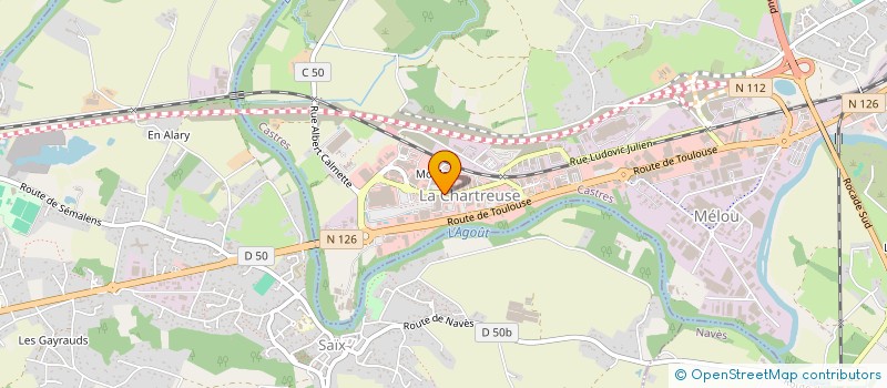 localisation de l'entreprise LE BILLOT DE JO  CASTRES