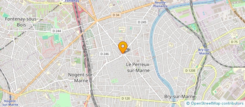 localisation de l'entreprise LE BILLOT DE L'EPICURIEN à LE PERREUX-SUR-MARNE