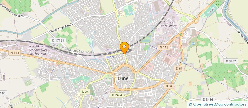 localisation de l'entreprise LE BILLOT LUNELLOIS  LUNEL