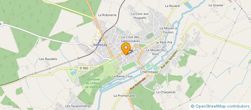 localisation de l'entreprise LE BINIOU à VALENCAY