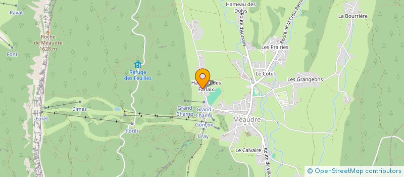 localisation de l'entreprise LE BINOME  AUTRANS-MEAUDRE EN VERCORS