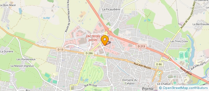 localisation de l'entreprise LE BIO CHEMIN  PORNIC