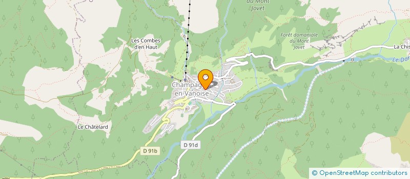 localisation de l'entreprise LE BIO CORTI  CHAMPAGNY-EN-VANOISE