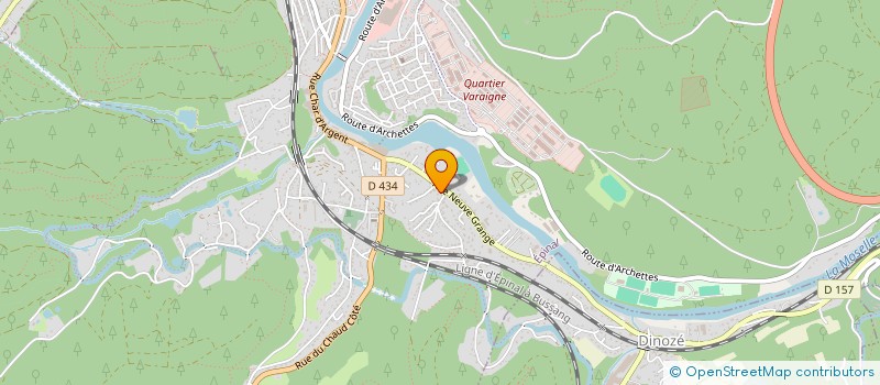 localisation de l'entreprise LE BIO DE NOT'COIN à EPINAL