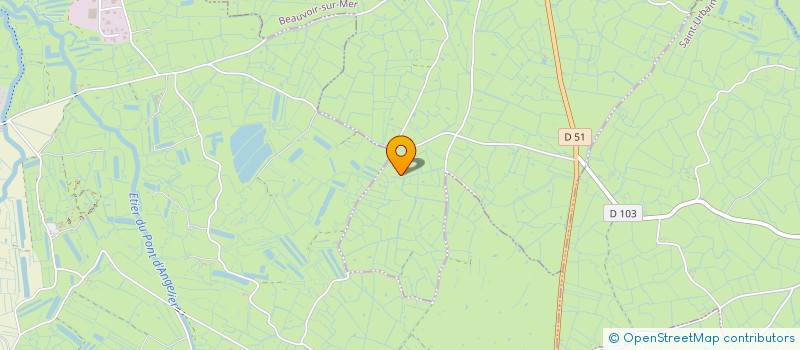 localisation de l'entreprise LE BIO FEU DE JOIE à BEAUVOIR-SUR-MER