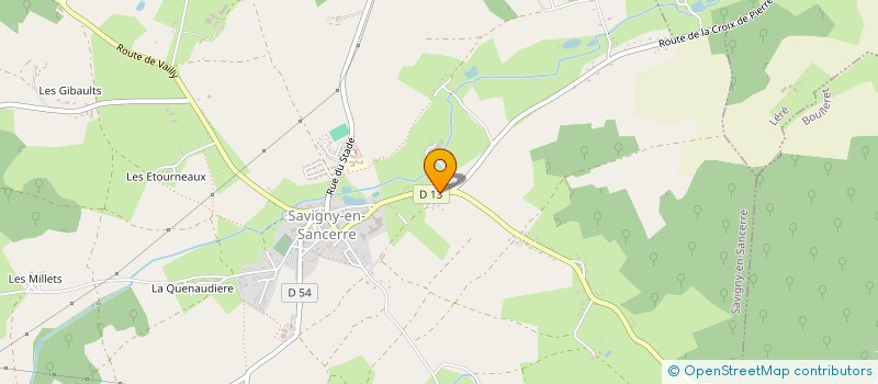 localisation de l'entreprise LE BIO SANCERROIS  SAVIGNY-EN-SANCERRE