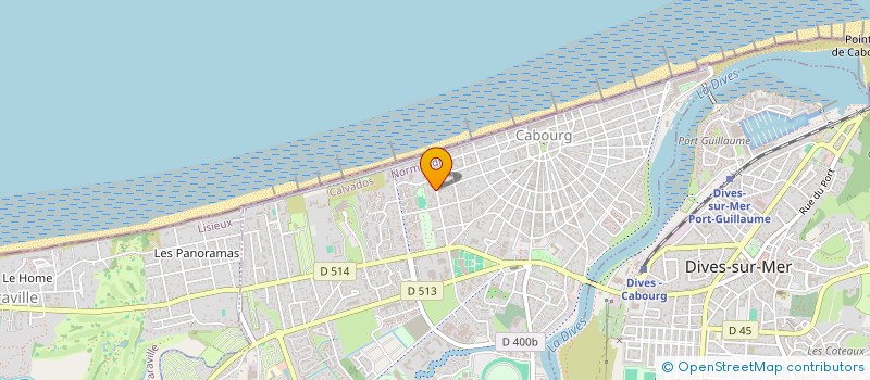 localisation de l'entreprise LE BIQUET'S à CABOURG