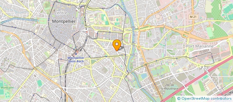 localisation de l'entreprise LE BIRDIE à MONTPELLIER