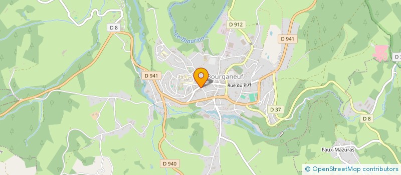localisation de l'entreprise LE BIRDIE à BOURGANEUF