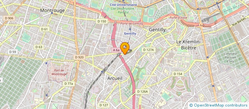 localisation de l'entreprise LE BIS JEAN LUC à GENTILLY