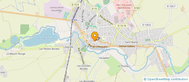 localisation de l'entreprise LE BIS-TROT à BROU
