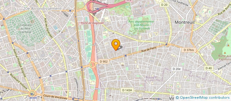 localisation de l'entreprise LE BISSABOR à MONTREUIL