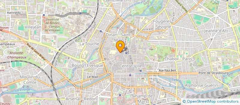 localisation de l'entreprise LE BISTRO  RENNES