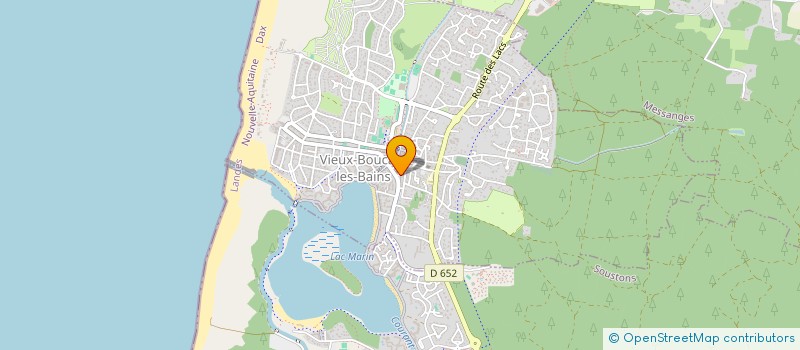 localisation de l'entreprise LE BISTRO DE L'HUITRE à VIEUX-BOUCAU-LES-BAINS