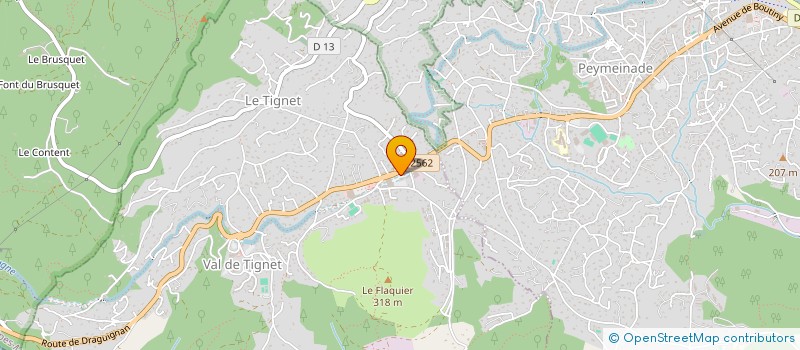 localisation de l'entreprise LE BISTRO DES SAVEURS  LE TIGNET